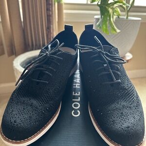 Women’s Cole Haan Black Knit Oxfords